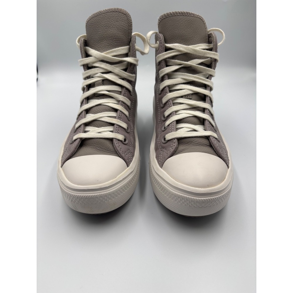Converse Chuck Taylor All Star Move High Top Leather Platform Mauve 573075C Sz 8